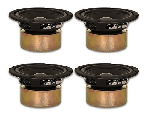 4 Goldwood Sonido Gw5028s Blindado 525 Cada Woofers De 130 W