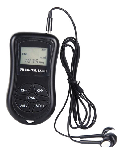 Radio De Bolsillo Portátil Fm, Sintonización De Pantalla