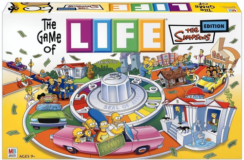 Imagen 2 de 4 de Juego De La Vida Life Los Simpsons 9772 Licencia Hasbro