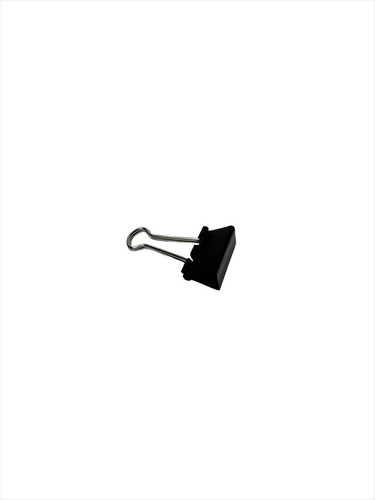 Apretadores Doble Clip 1 25mm 12 Unidades Isofit Color Negro