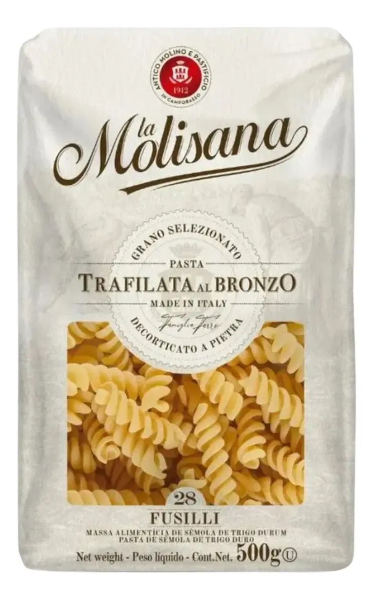 Massa Fusilli Italiana La Molisana Macarrão Parafuso 500g
