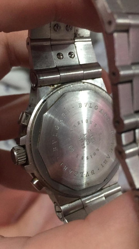 Relogio Bvlgari Bb38wssdch Automatico Crono Original 38mm