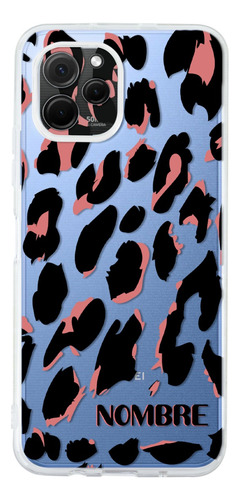 Funda Huawei Antigolpes Animal Print Personalizada Tu Nombre