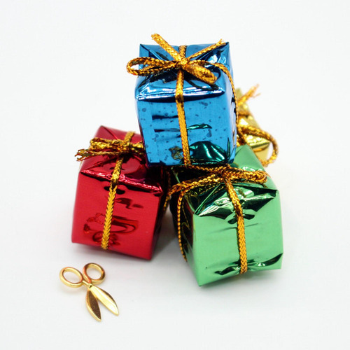 Casa De Muñecas, Decoración De De Navidad, Mini Caja De