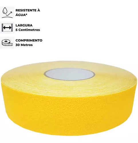 Cinta antideslizante de PVC Autoadhesiva, tiras antideslizantes para  escaleras, protección antideslizante, 5 m, amarillo