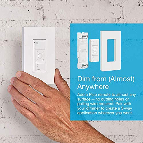 Lutron - Caseta Inalámbrica Inteligente, Funciona Con Alexa, Apple Homekit, Y El Google Assistant, Blanco