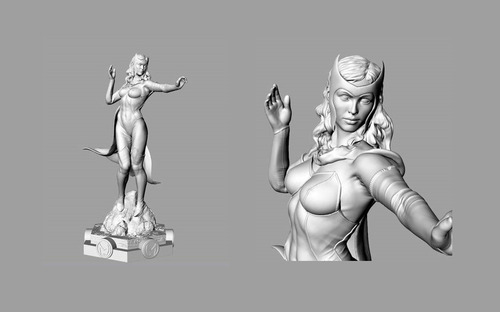 Scarlet Witch Wandavision Archivo Stl Para Impresion 3d
