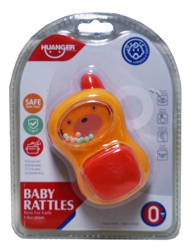 Sonajero Individual Plástico - Juguete Para Bebé +0meses