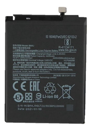 Batería Pila Xiaomi Redmi Note 8 Pro Bm4j Tienda 