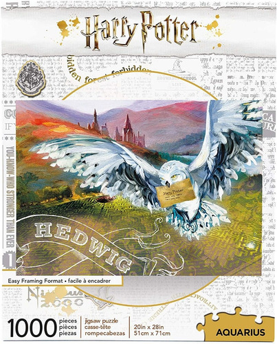 Imagen 1 de 5 de  Harry Potter Hedwig Rompecabezas 1000 Piezas Aquarius
