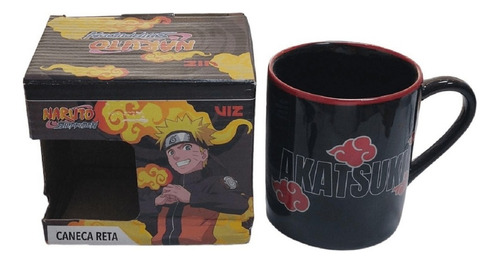Caneca Naruto Akatsuki Nuvens 330ml 24668 - Clube Comix