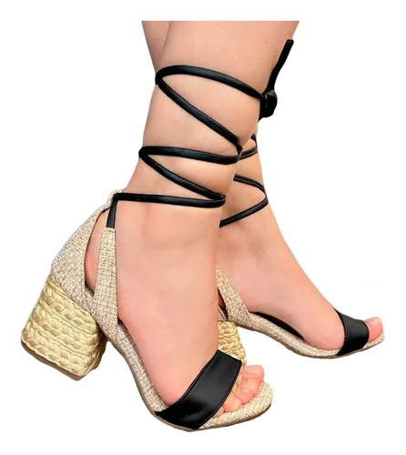 Saludar Templado Síntomas Zapato Taco Ancho Zapatos Mujer Sandalias | MercadoLibre 📦