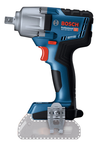 Chave Impacto 1/2 Gds 450 2 Bat 4ah Procore Carreg Bosch