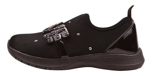 Imagem 3 de 5 de Tênis Jogging Calce Fácil Infantil Menina Bordado Love
