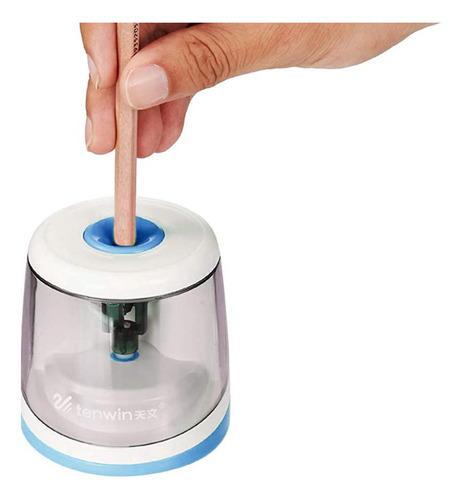 Sacapuntas Automático Eléctrico Pilas Hogar Oficina Simple 1