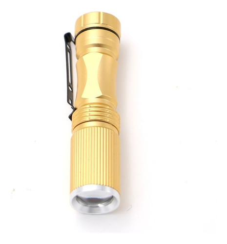 Lanterna Led Com Zoom Ajustável 3 Modos Forte Fraco Strobo