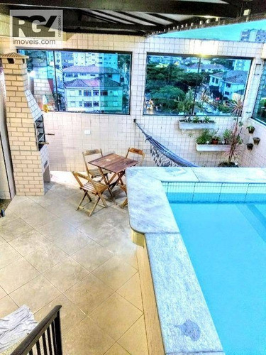 Imagem 6 de 29 de Cobertura Com 4 Dormitórios À Venda, 250 M² Por R$ 845.000,00 - Aparecida - Santos/sp - Co0260