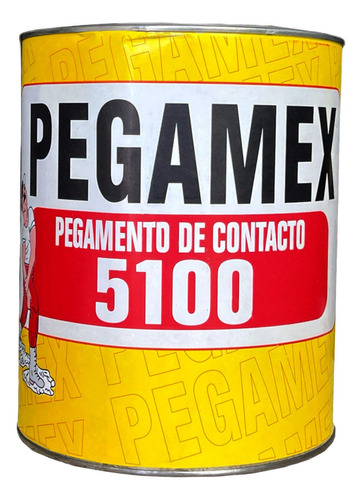 Pegamento Líquido Pegamex 5100 Color Amarillo De 1kg