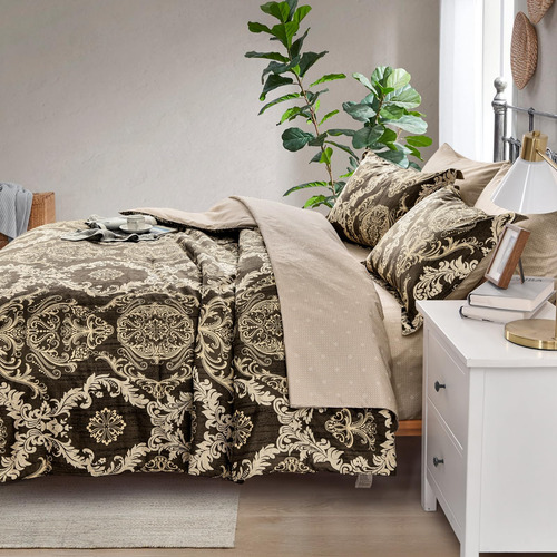 Juego De Edredón Wongs Bedding De 7 Piezas Para Cama Queen E