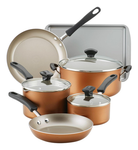 Juego De Utensilios De Cocina Antiadherentes Farberware Cook