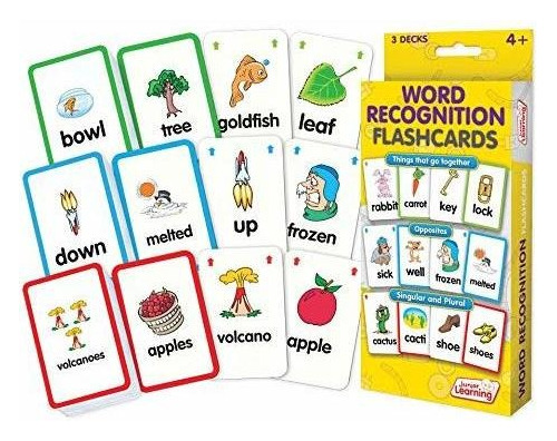 Junior Reconocimiento De Aprendizaje Palabra Tarjetas Flash