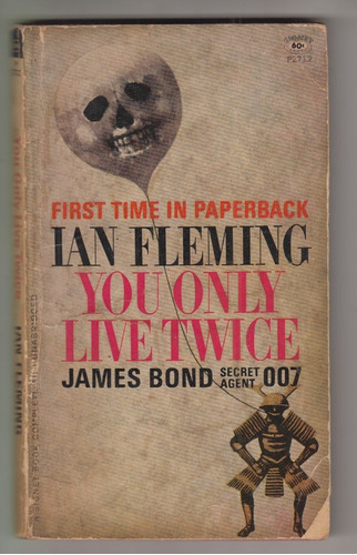 1965 Ian Fleming James Bond You Only Live Twice Signet Book