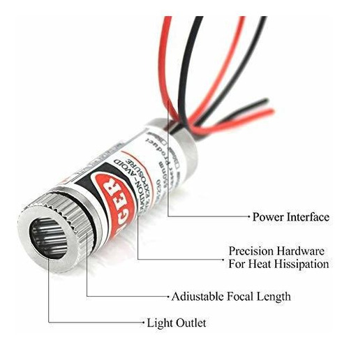 Herramienta Hogar 2 Unidad 650 Nm 5mw Foco Ajustable