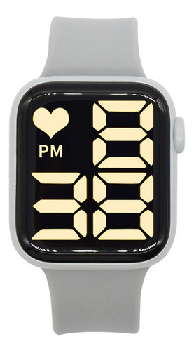 Reloj Led Digital Watch Touch Cuadrado De Moda Simple Unisex