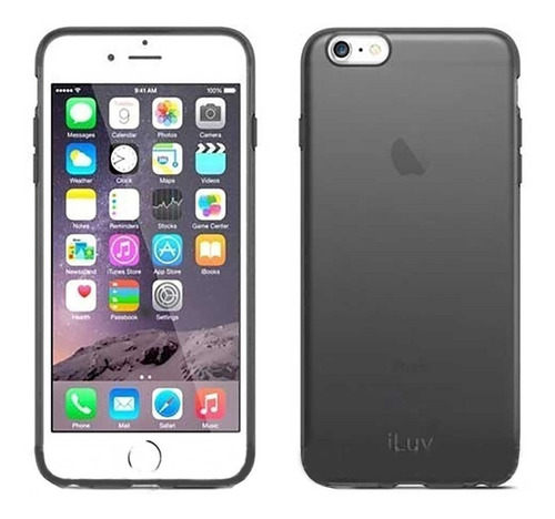 . Funda Iluv Gelato Para iPhone 6 Plus Tpu Negro