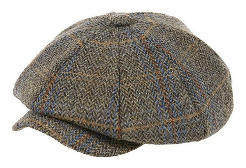 Newsboy Sombrero 60% Lana Hombre Boinas Gris Espiga Gorr [u]