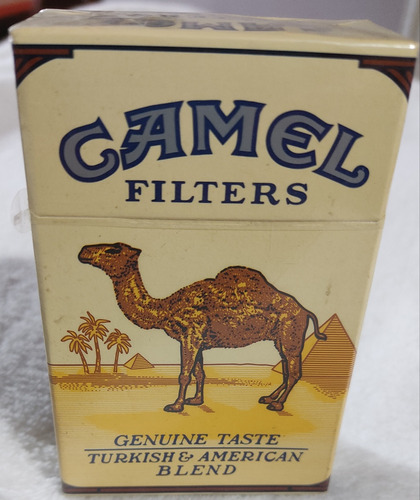 Antigua Cajetilla Cigarros Camel Su Primer Diseño Sellada