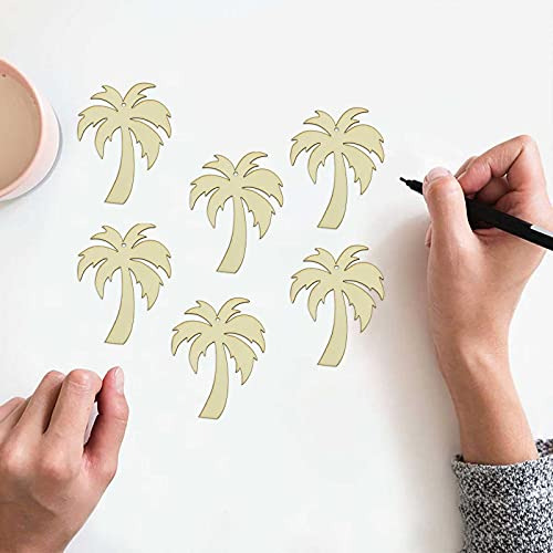 20 Piezas De Palma De Coco Manualidades, Formas De Made...