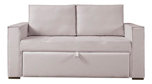 Imagem 1 de 5 de Sofá-cama De 2 Lugares Alfenas Cru 158cm