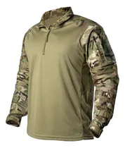 Comprar Camisa Táctico Militar Manga Larga Con Hombrera Idogear