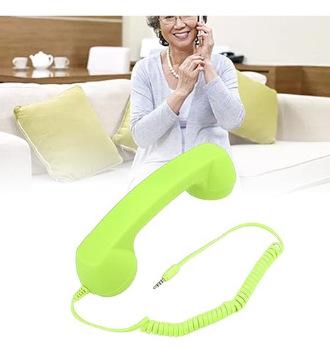 Auricular De Teléfono Retro, Auricular Clásico Vintage Con C