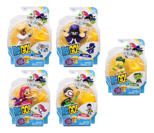 Teen Titans Go! Beast Boy Microfigura Coleecionable