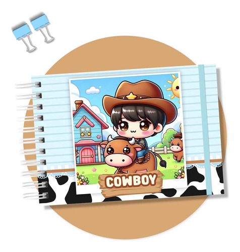 Livro De Colorir Cowboy Com 50 Desenhos