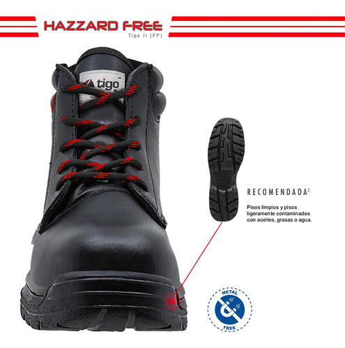 Zapato Bota Industrial Dieléctrico - 9005 M - Tigo