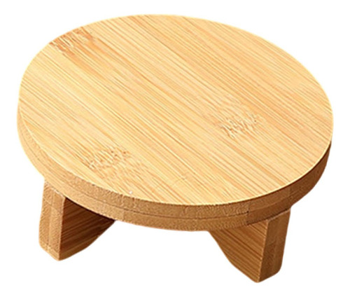 Macetero Redondo De Madera Para Diámetro 11.4 Cm