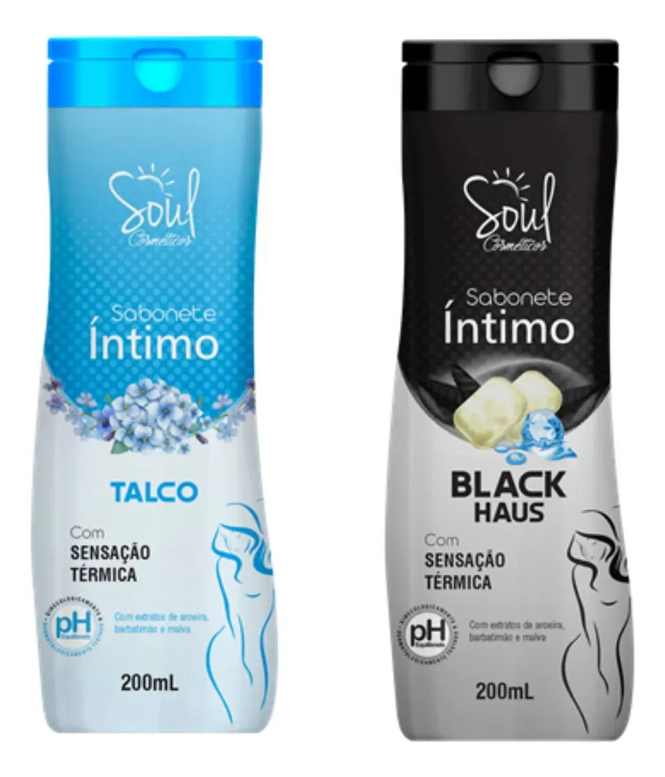 Sabonete Íntimo Soul Cosméticos 200ml Ph Equilibrado