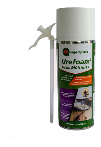 Espuma De Poliuretano 300 Ml Urefoam Usos Múltiples 