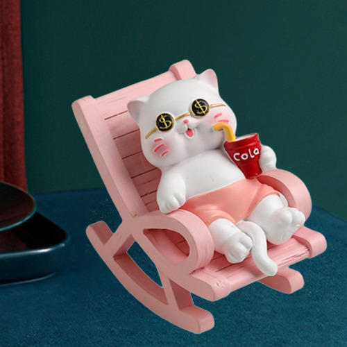 Estatua De Animales Dibujos Animados Forma De Gato