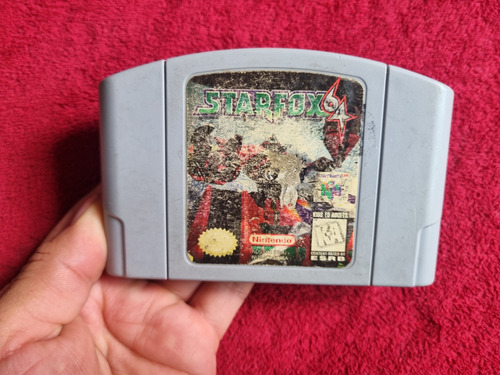 Starfox 64 Cartucho Original Placa Y Label (Usado)