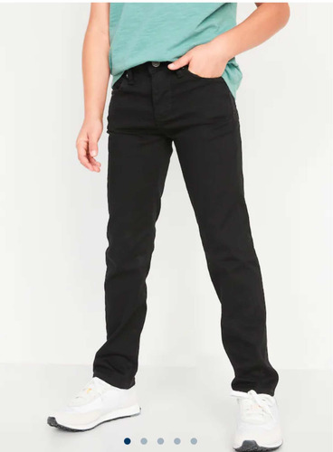 Jeans Negro Skinny Niño Old Navy Talla 12