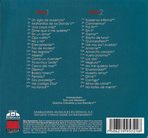 Grandes Tríos 40 Éxitos 2 Cds
