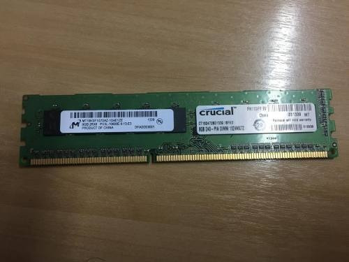 Memoria RAM  8GB 1 Micron MT18KSF1G72AZ-1G4D1ZF