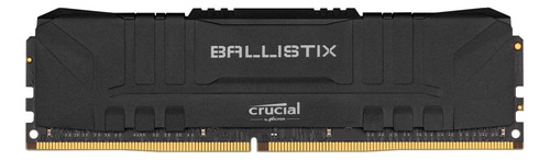 Memória RAM Ballistix color black  4GB 1 Crucial Bl4G24C16U4B