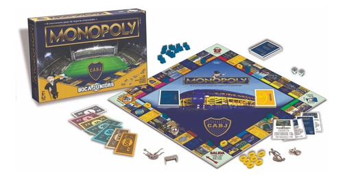 Juego De Mesa Monopoly Boca Juniors La Mitad Más Uno