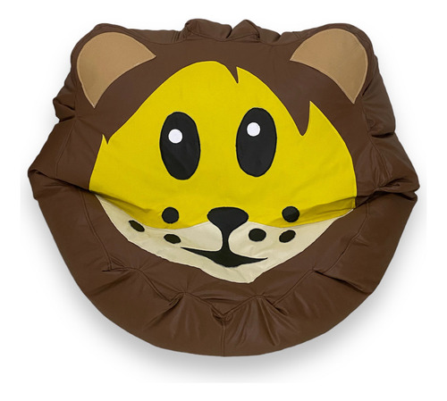 Sillon Puff Leon Para Personas De Hasta 85 Kilos