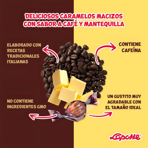 Caramelo Cafe-mantequilla Laposse 200g.